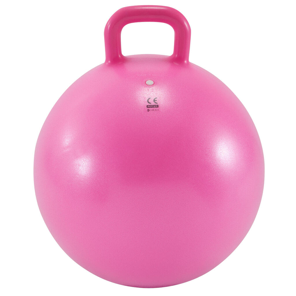 Ballon Sauteur Resist 45 cm gym enfant rose